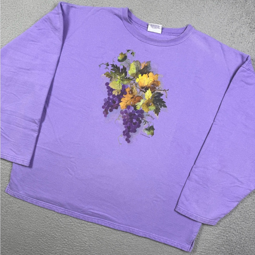 Vintage 90s soft as a grape sweatshirt